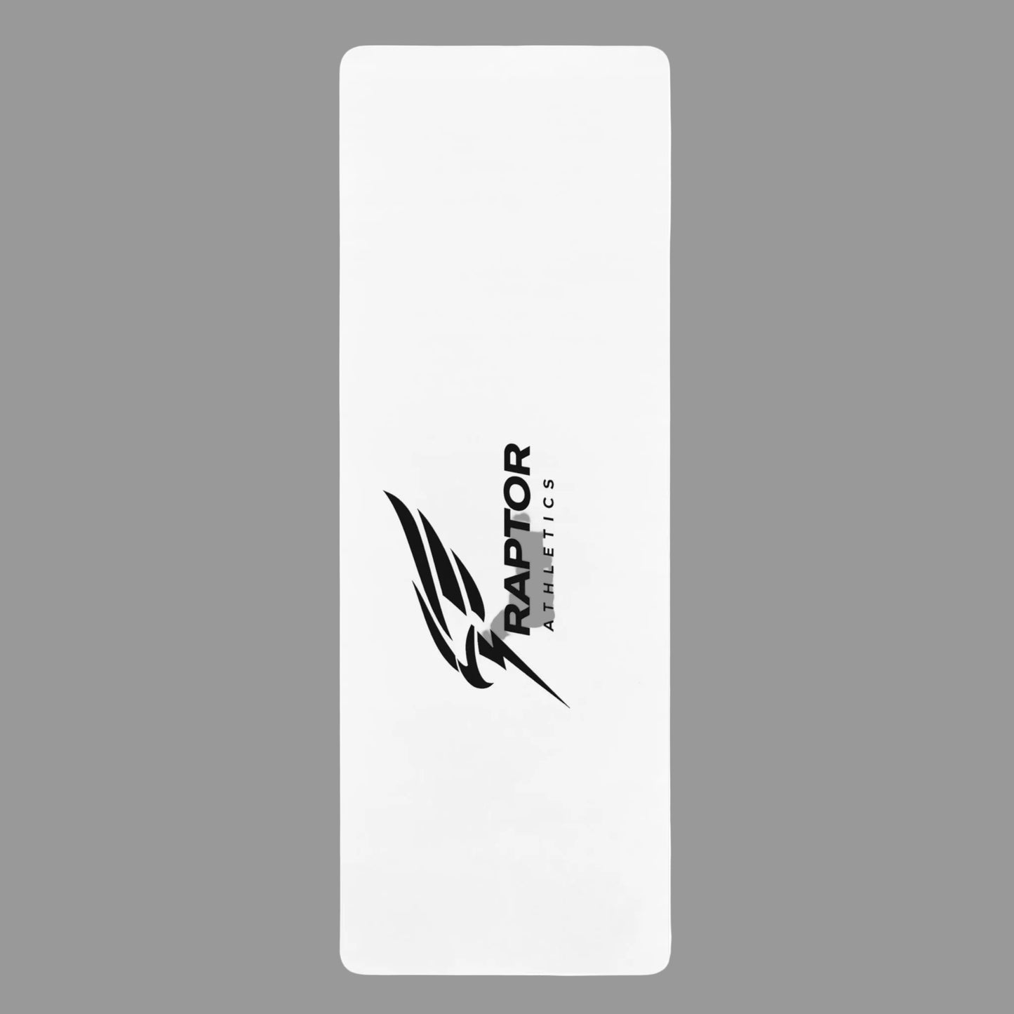 Raptor Athletics Rubber Yoga Mat — Non-Slip Exercise & Pilates Mat with Center Logo